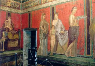 Kleine Tür in der Villa dei Misteri, Pompeji