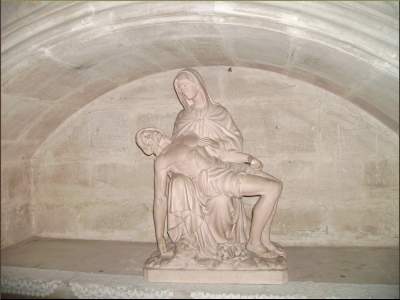 Pieta in L'abbaye de St Antoine, Frankreich